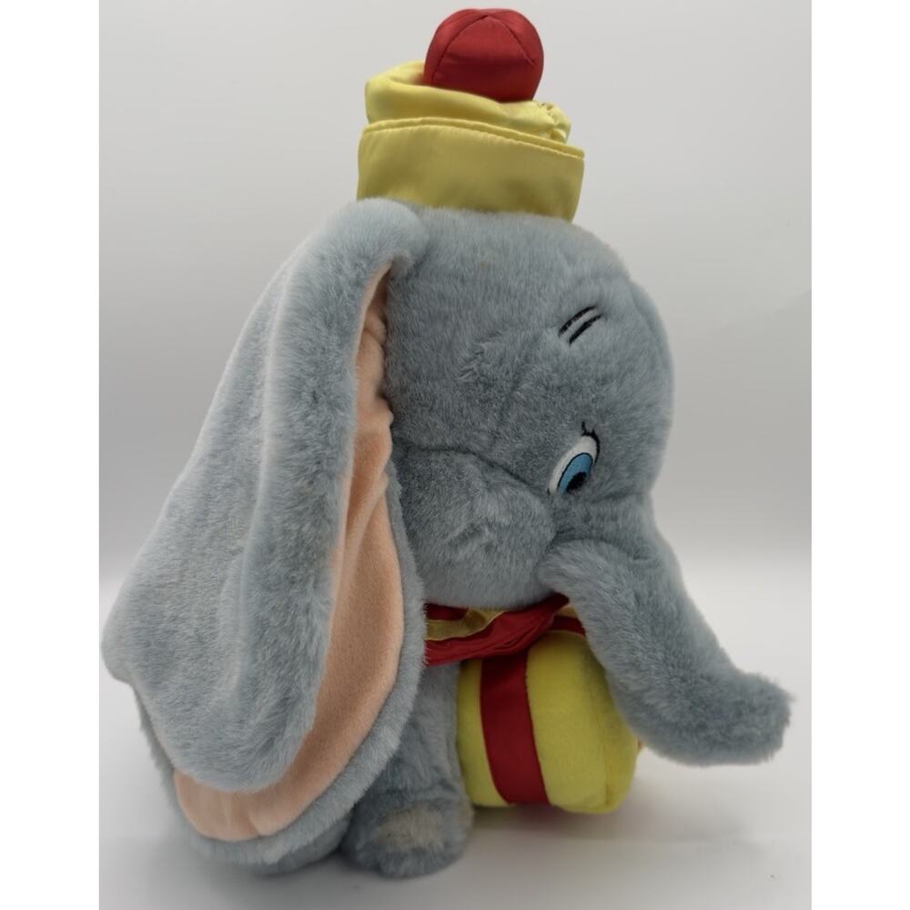 Vintage RARE DISNEY JUMBO "DUMBO" HOLIDAY ACTION PLUSH ANIMAL